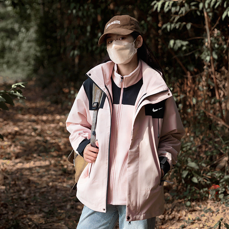 Plaid Mountaineering Windbreaker Jacket | Outdoor Premium