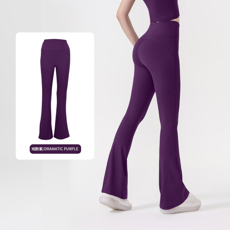 Pantalón Yoga Mujer AL | Microacampanado Y Talle Alto