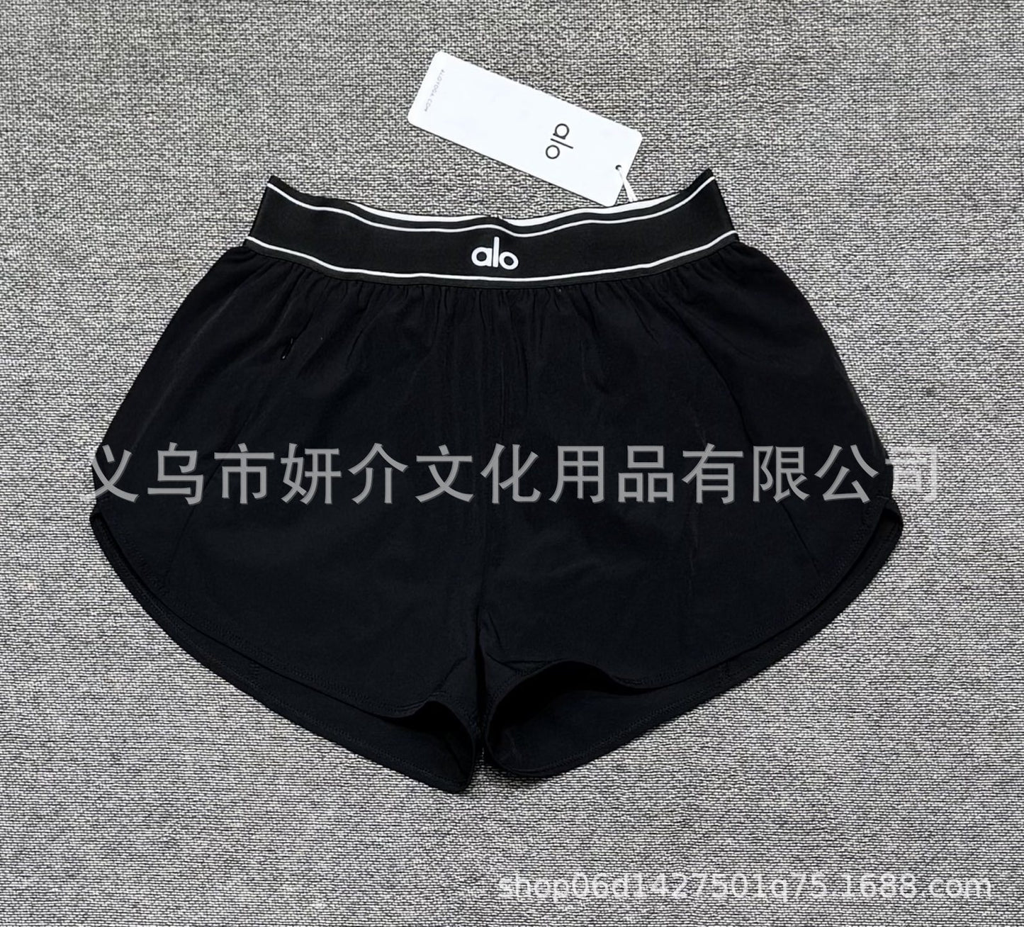 Nuevos pantalones cortos de yoga transfronterizos estilo AL, pantalones cortos tejidos, pantalones deportivos de mujer, pantalones cortos de yoga elásticos para correr
