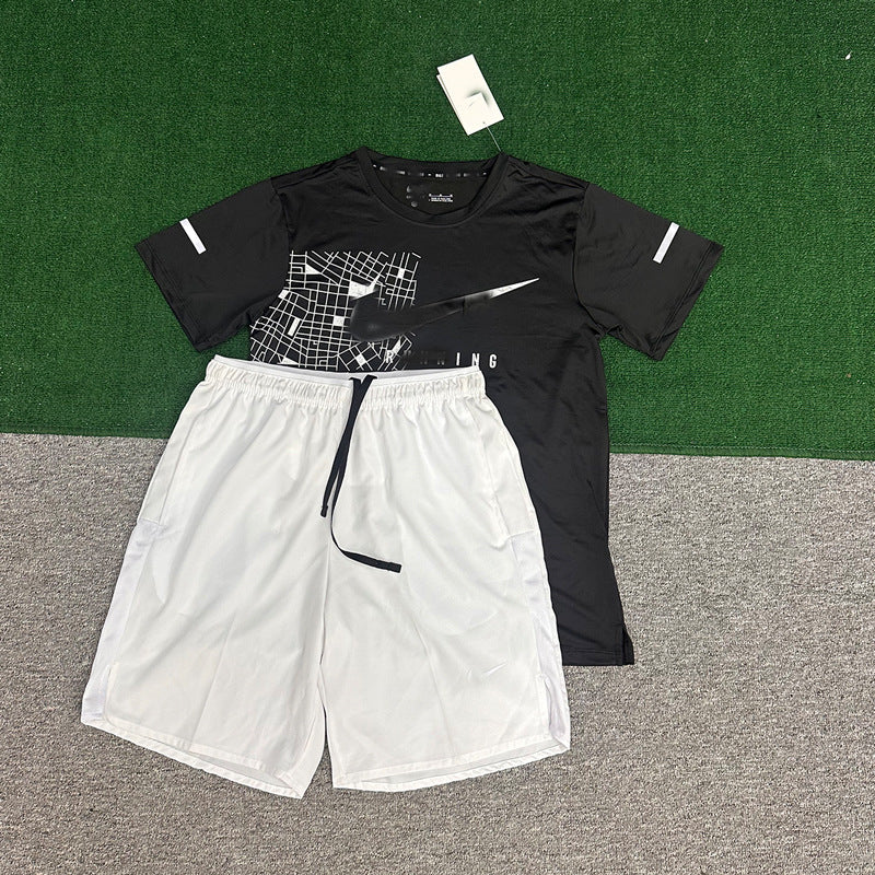 Men's Short Running & Fitness Sets | Quick-Dry Athletic Wear