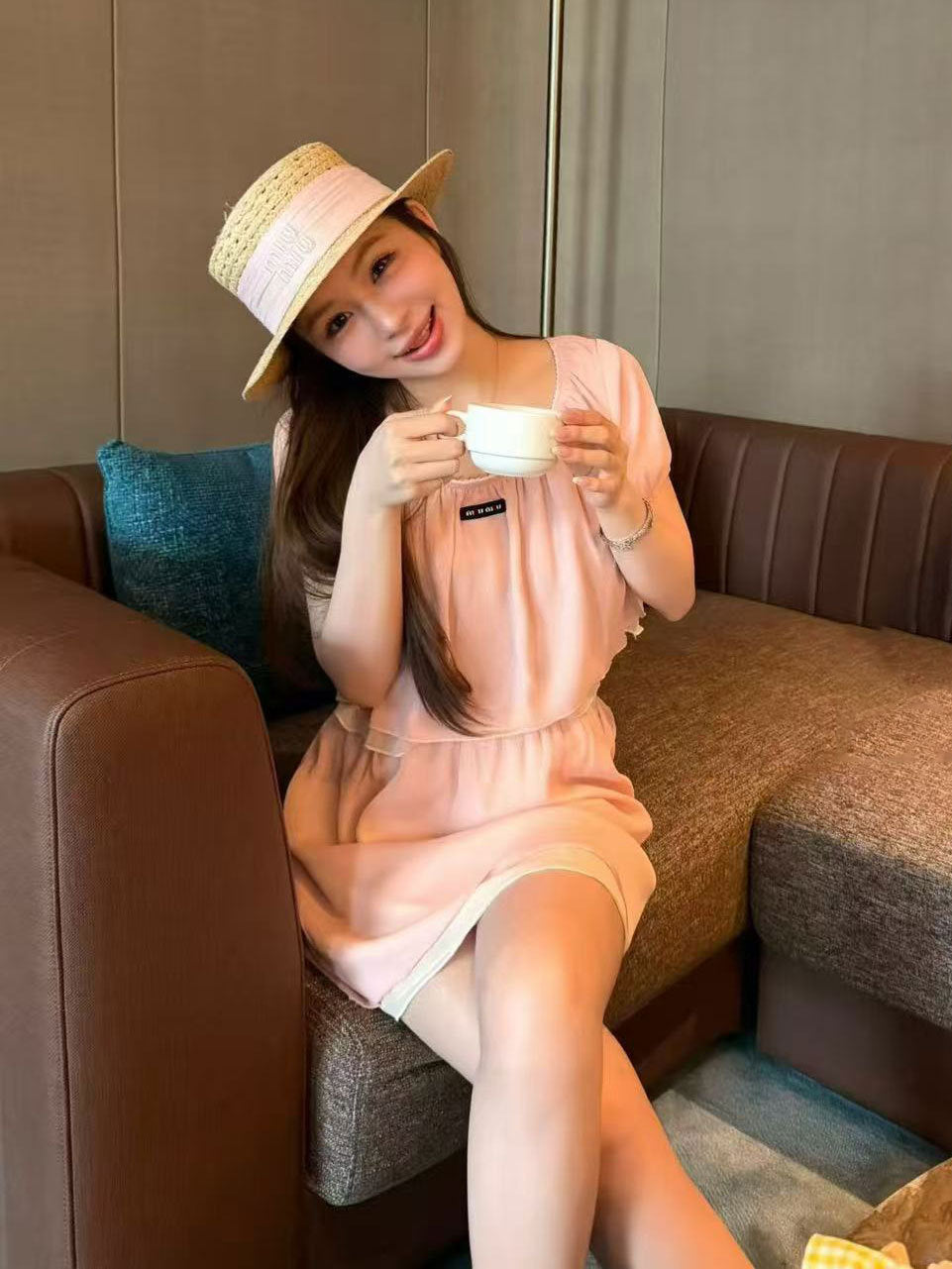 MM Pink Women's Set | Three-Layer Skirt