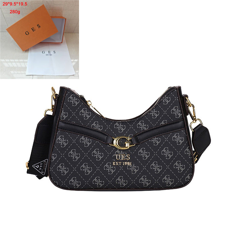 El bolso cruzado de monograma de alta gama de 2026 para mujer de un solo hombro de tendencia y muy vendido de moda para mujer