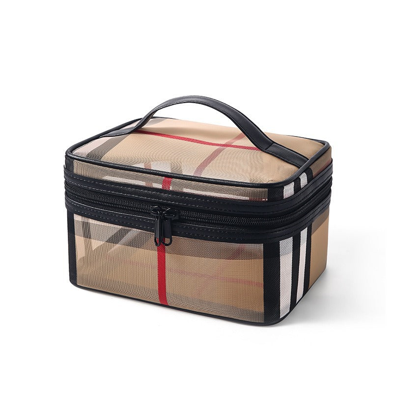 Bolsa Maquillaje Grande Portátil Mujer | Organizador Repelente Agua