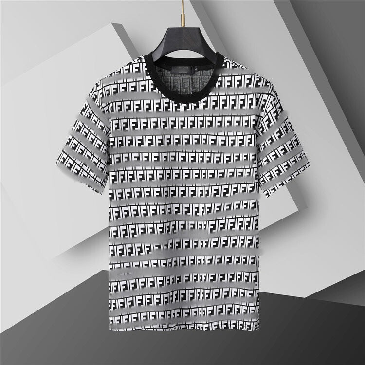 Versión correcta de 2026 de la nueva camiseta ligera de lujo de verano, camiseta de manga corta de cuello redondo y versátil para hombres y mujeres, países extranjeros de Europa y Estados Unidos