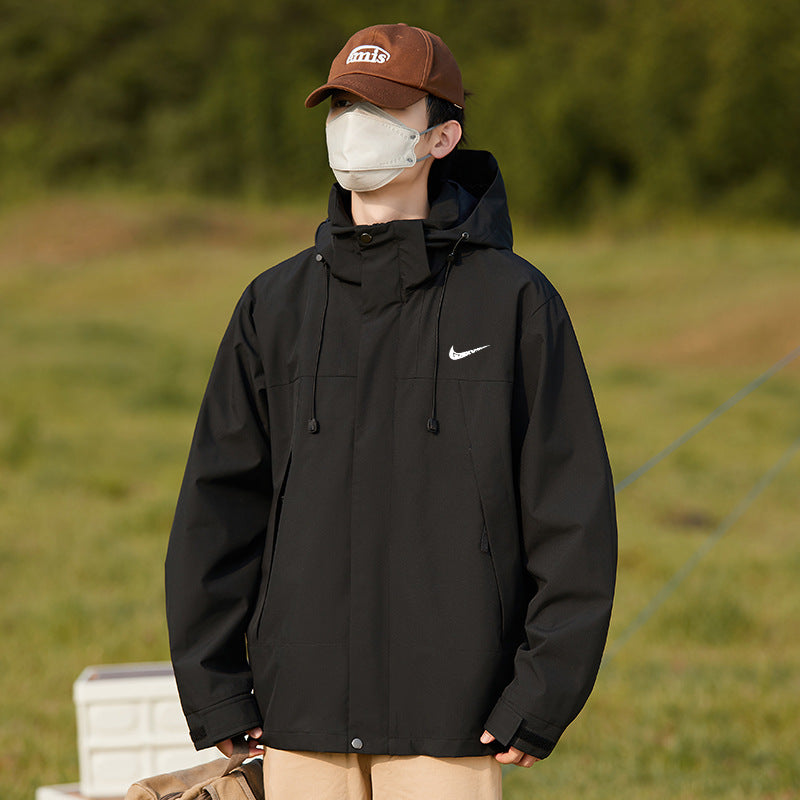 Plaid Mountaineering Windbreaker Jacket | Outdoor Premium