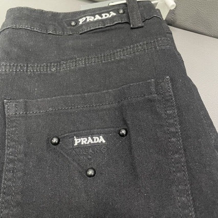 European Style Slim Fit Black Jeans | Straight Leg | LuxuryMarkt
