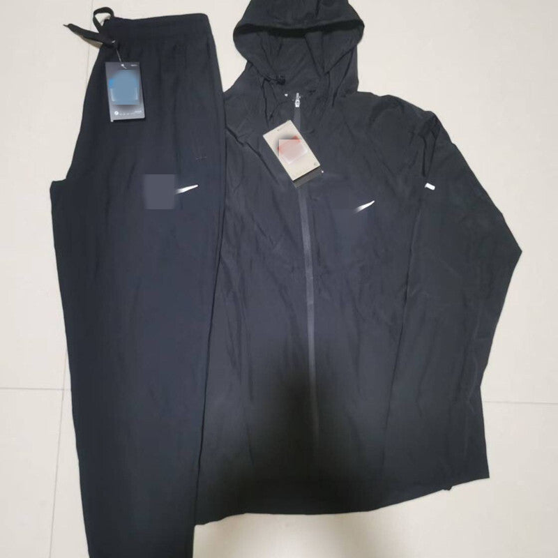 Ribbed knit matching set, quick-dry DD4747+4834, cross-border foreign trade, wholesale leisure windproof sportswear purchase