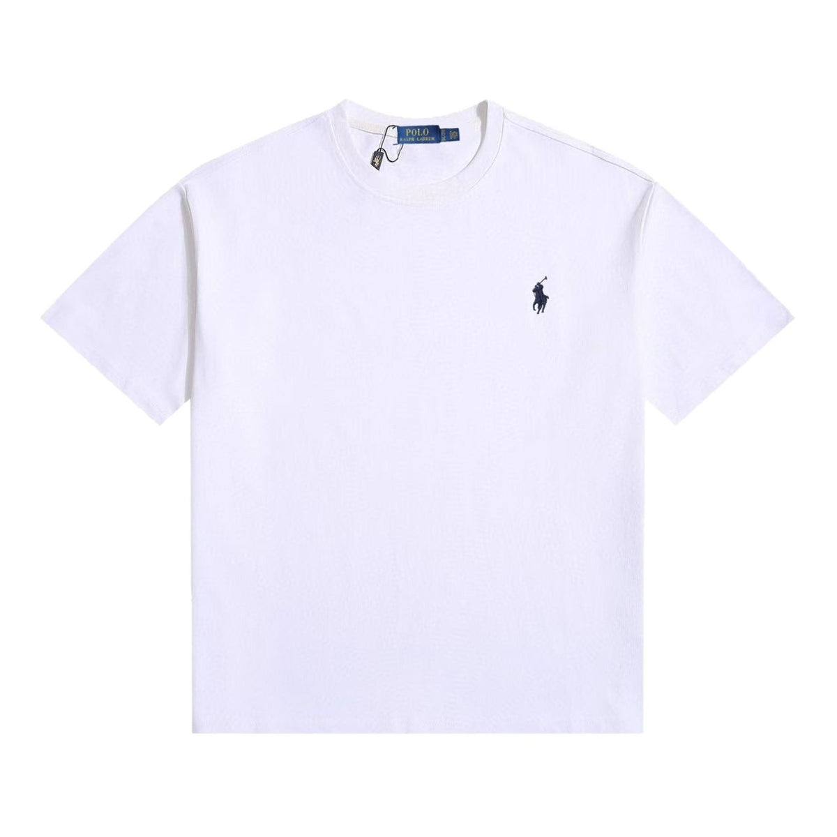 Camiseta Bordada de Algodón RL | Manga Corta