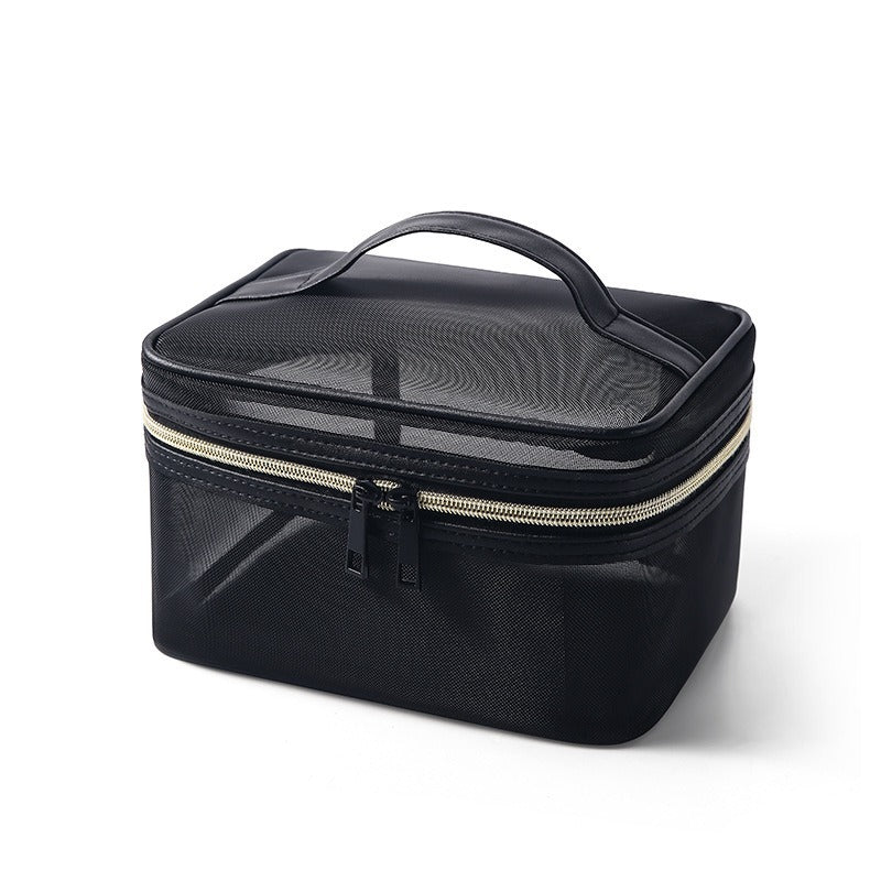 Bolsa Maquillaje Grande Portátil Mujer | Organizador Repelente Agua