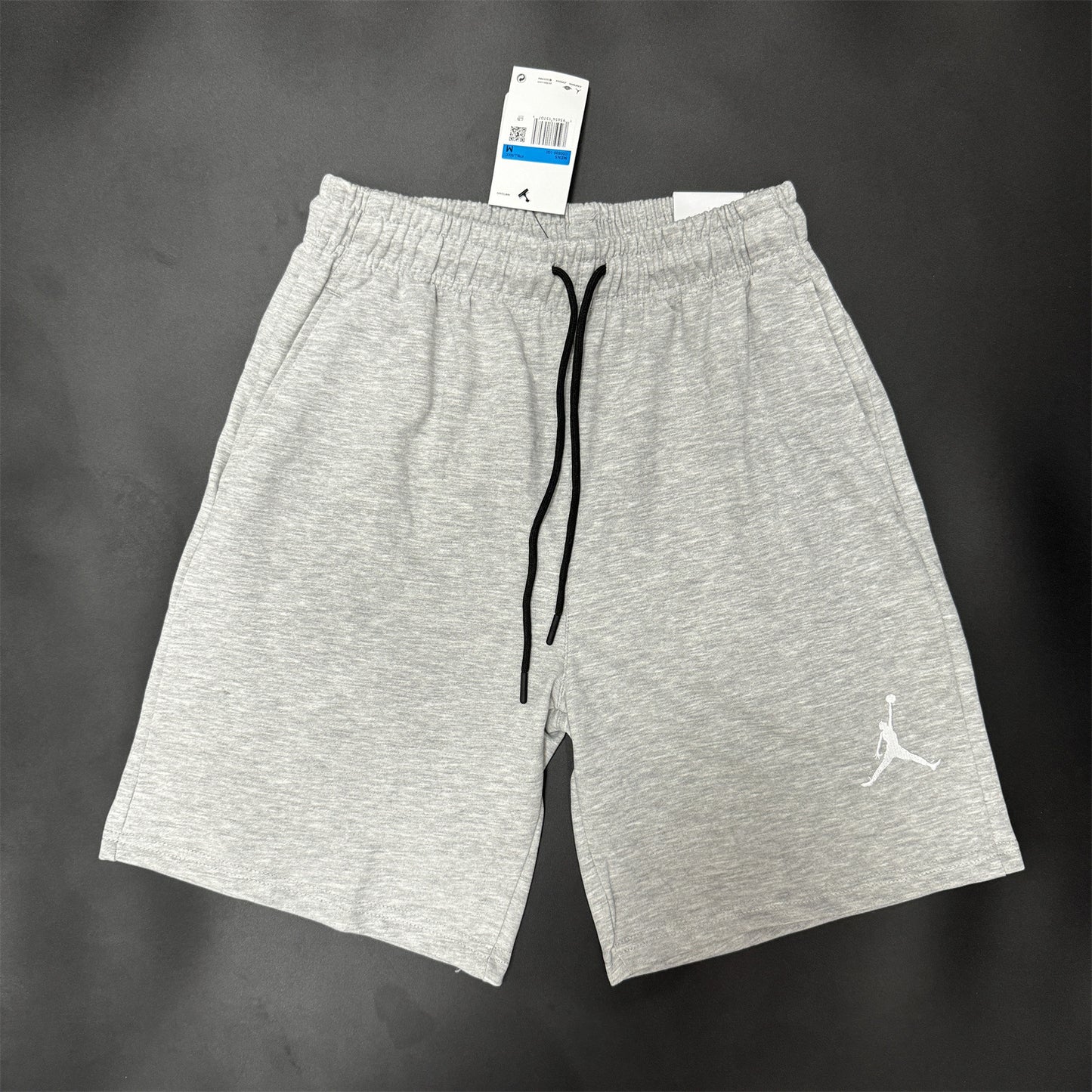 Pantalones estampados bordados de pierna recta de verano, pantalones deportivos, pantalones versátiles de cinco puntos AJ Flying Logo, conjunto de ropa deportiva para el verano masculino