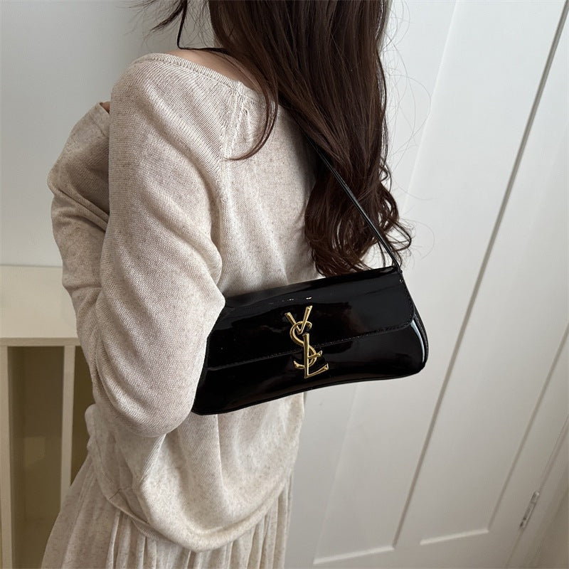 YSL レディース スモールバッグ | スクエア型 テクスチャードデザイン | 箱なし