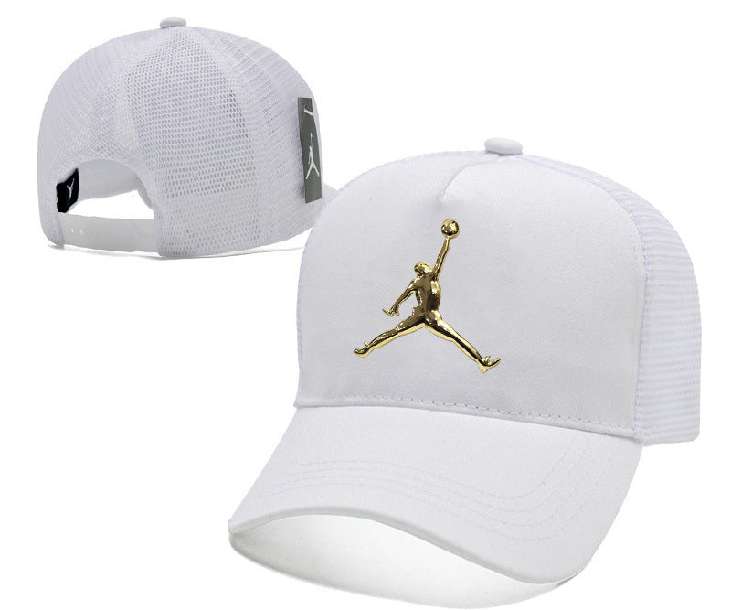 Unisex Flat Brim Leather Baseball Cap | Casual Outdoor Fashion
