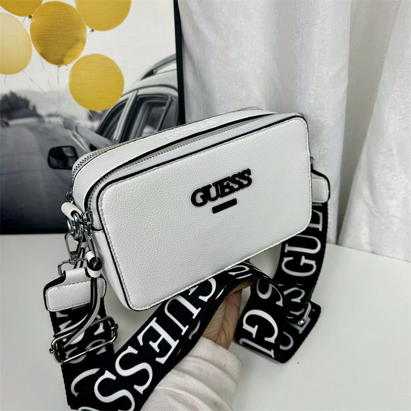 Bolso cruzado de mujer con patrón pequeño de lichi, bandolera de un solo hombro, moda de comercio exterior transfronterizo, bolso cuadrado pequeño, cartera nueva y de moda