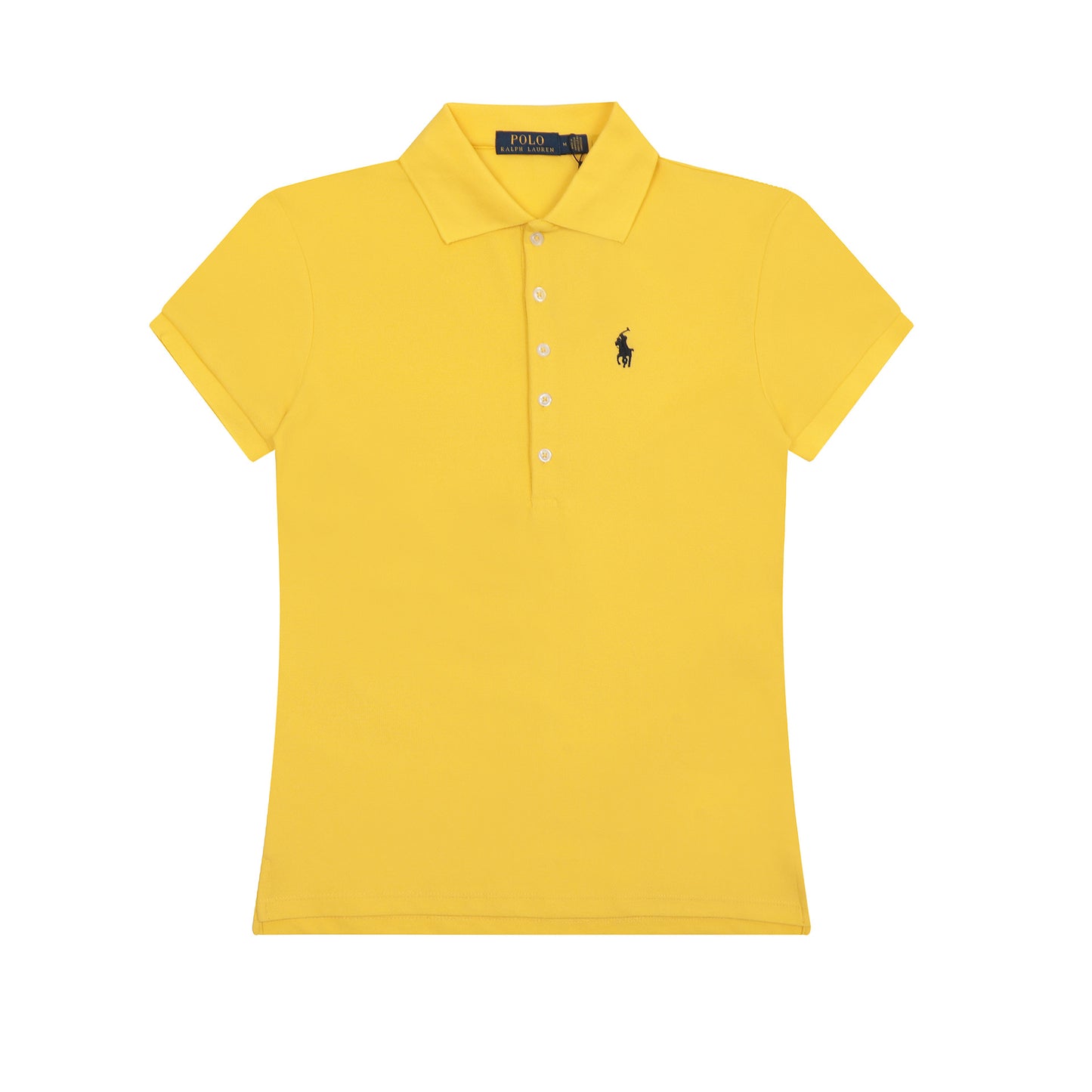 2024 Verano de moda 2024 Nuevo War Horse Camisa Polo Casual Sencilla de Cinco Botones Bordada para Mujer, Manga Corta