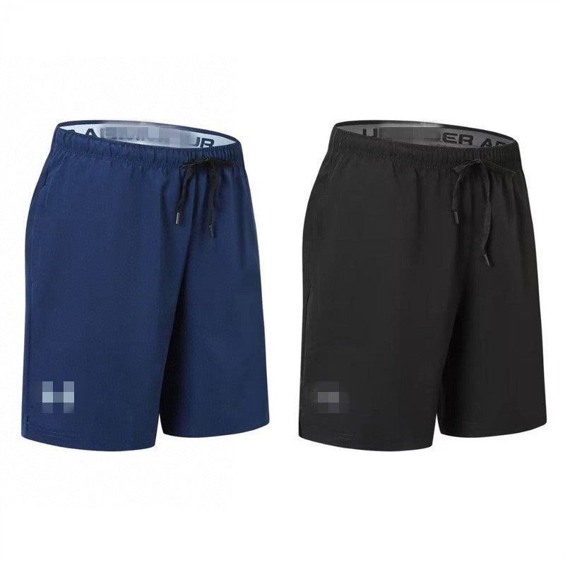 Pantalones cortos de atletismo de verano deportes entrenamiento rápido carrera maratón maratón fitness cinco puntos para hombres transpirables
