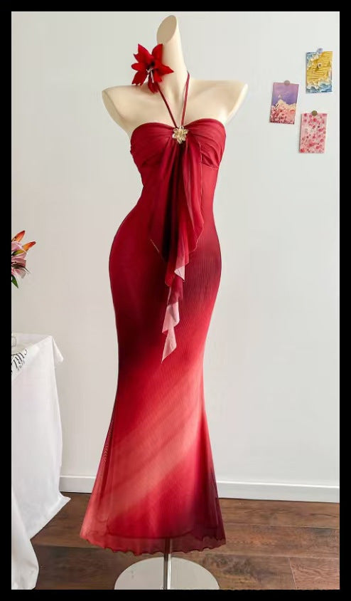 Vestido Una Pieza Falda Larga Sin Espalda 2026 | LuxuryMarkt
