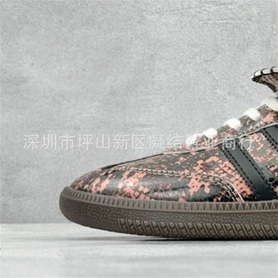 Comercio exterior de origen transfronterizo para hombres y mujeres, zapatillas de entrenamiento casuales versátiles y ligeras morales para parejas, zapatillas bajas de puntera redonda con cordones