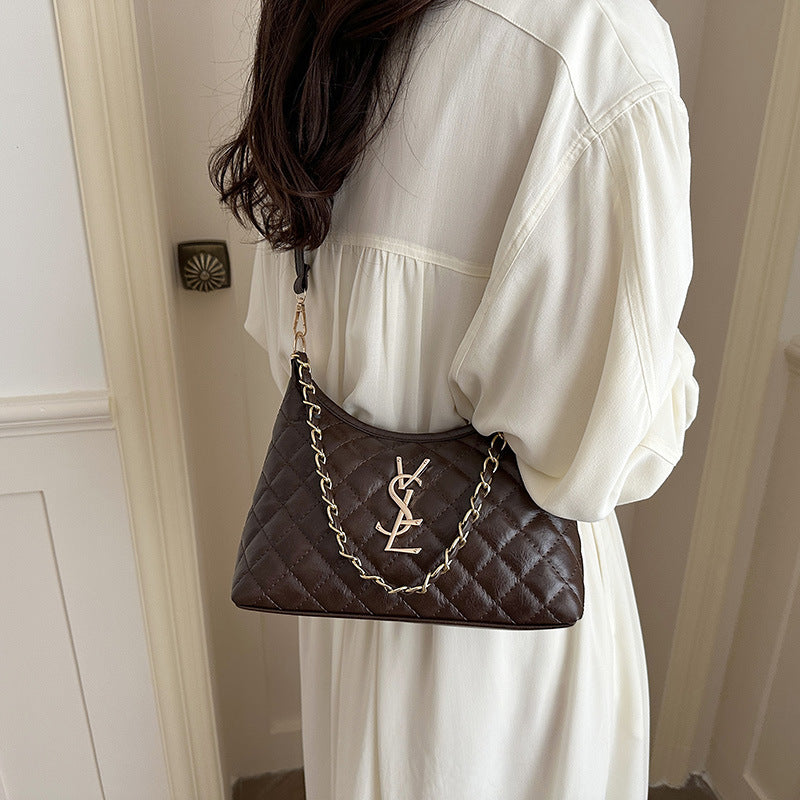 Bolso ligero de lujo estilo Chanel para mujer, nuevo bolso de moda versátil y de moda 2026, elegante bolso cruzado casual