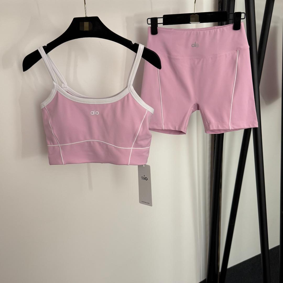2025 Summer Nanyou Juego de Yoga Deportivo De Alta Gama 2025 Camisola + Pantalones Cortos Stretch Slim