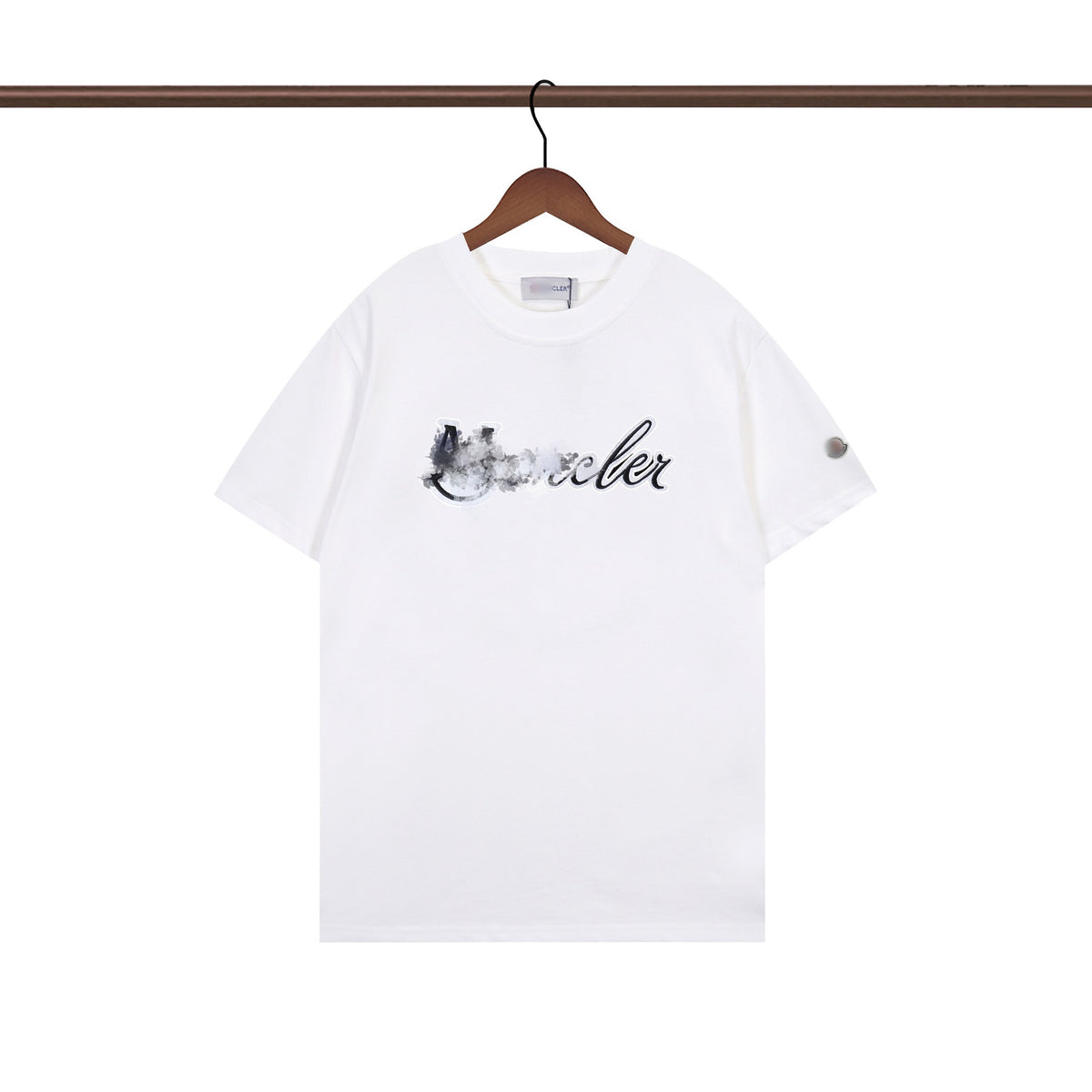 Camiseta Bordada Hombre MON | Cuello Redondo