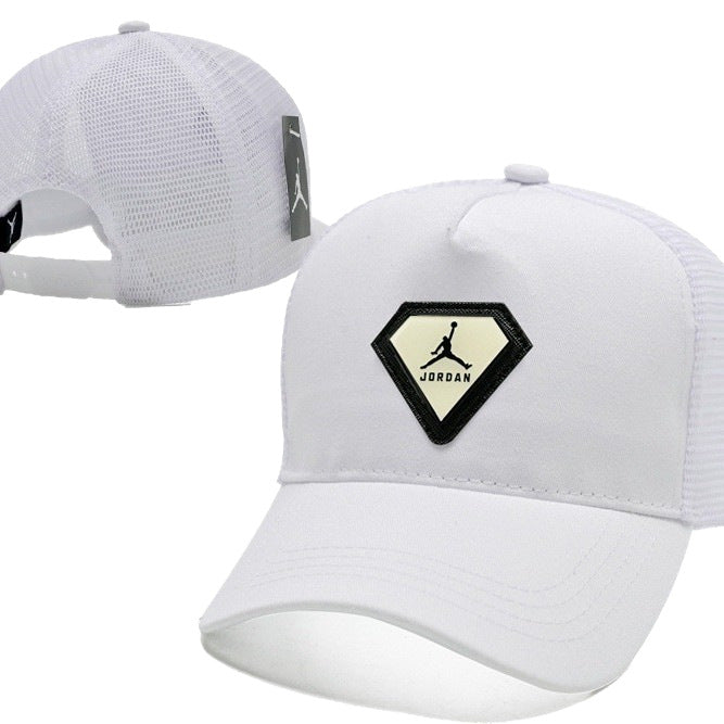 Unisex Flat Brim Leather Baseball Cap | Casual Outdoor Fashion