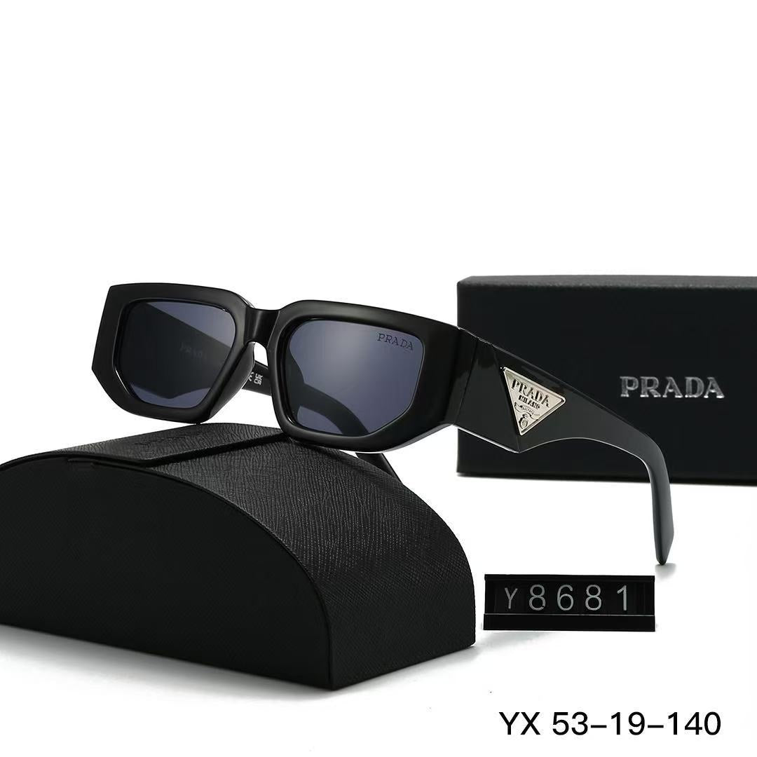 2025 comercio exterior nuevas gafas de sol Pujia moda masculina y temperamento versátil gafas de sol para hombres y mujeres gafas de protección UV