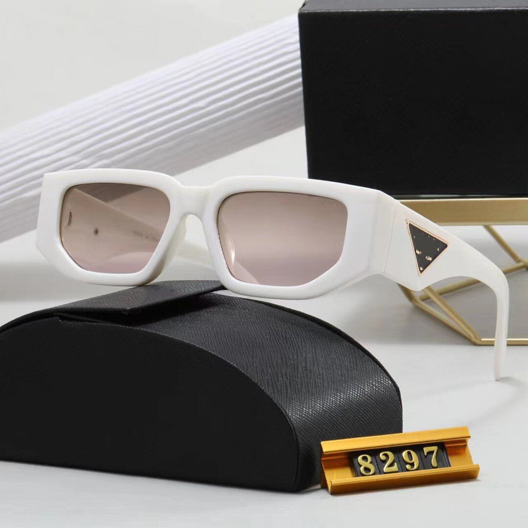 Gafas de sol hombre Li Xian tendencia, moda retro adelgazante anti-ultravioleta, versión coreana, gafas de sol de alta gama para mujeres