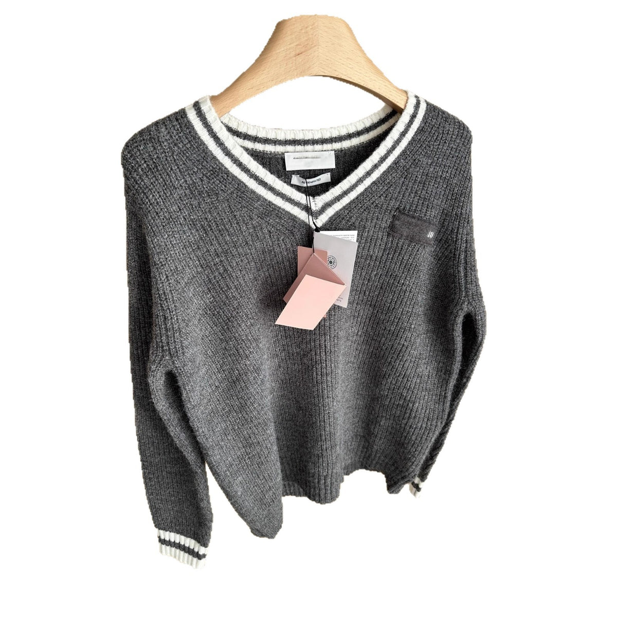 Jersey De Punto MM | Escote En V Y Manga Larga