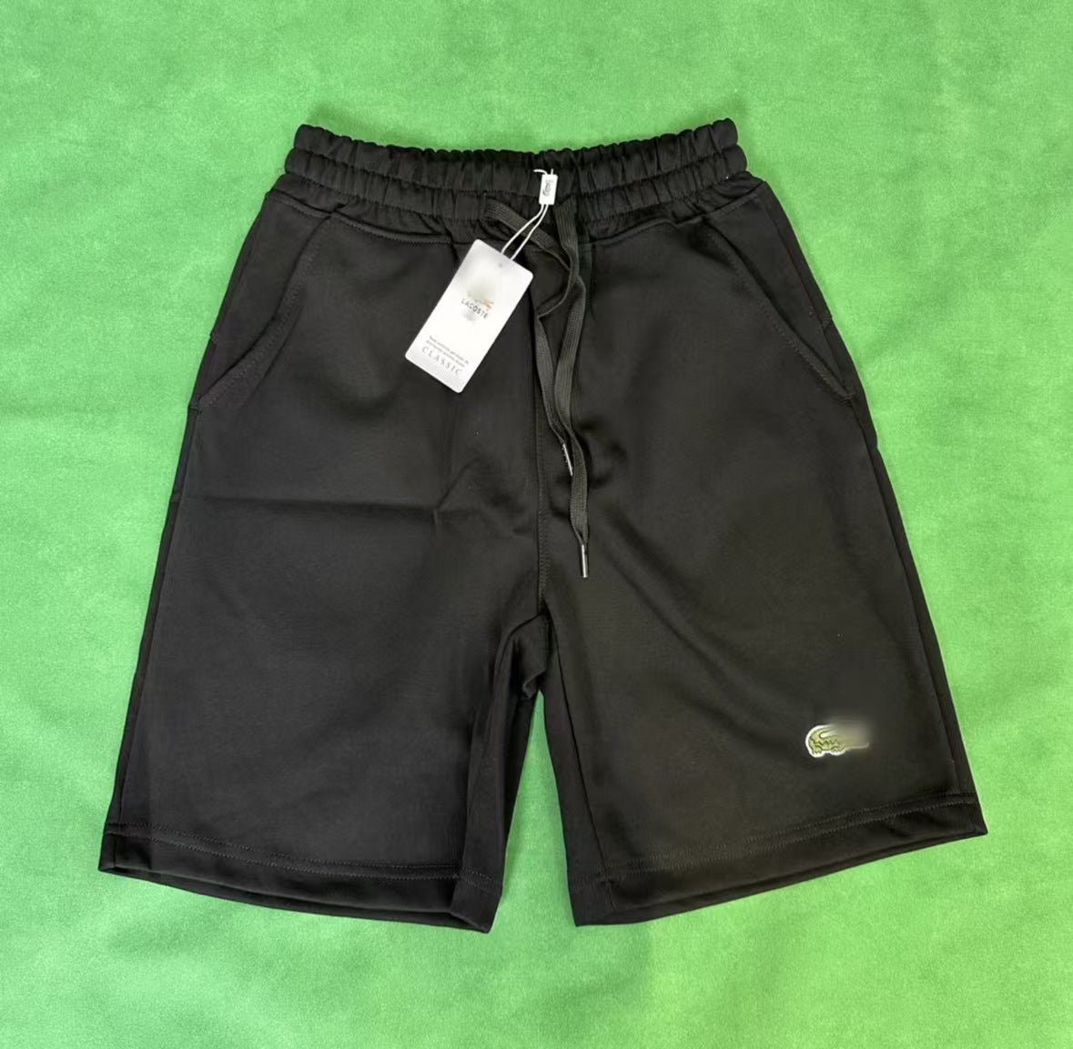 Pantalones Lacoste Cortos Hombre Bordado Peces Verano