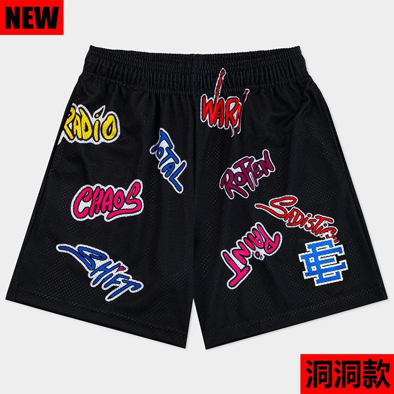Pantalones deportivos de baloncesto de cuatro puntos de secado rápido de Eric Emanuel EE estadounidenses Eric Emanuel EE