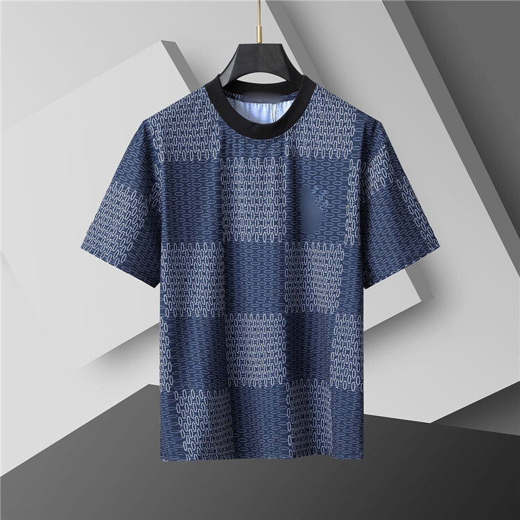Versión correcta de 2026 de la nueva camiseta ligera de lujo de verano, camiseta de manga corta de cuello redondo y versátil para hombres y mujeres, países extranjeros de Europa y Estados Unidos