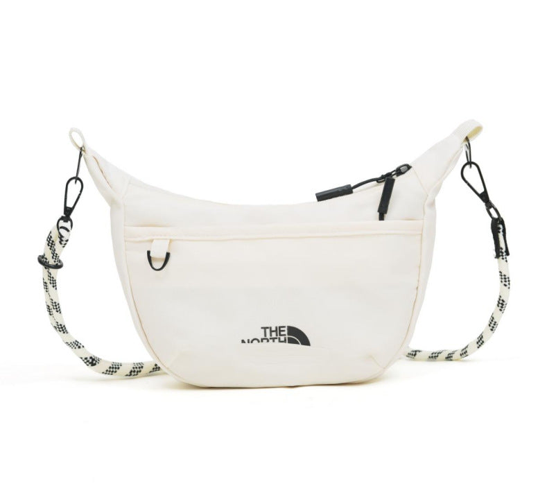 Bolso bandolera de mujer, nuevo bolso retro de moda lazy lazy crescent moon, bolso de hombro pequeño de nylon impermeable, ligero y versátil