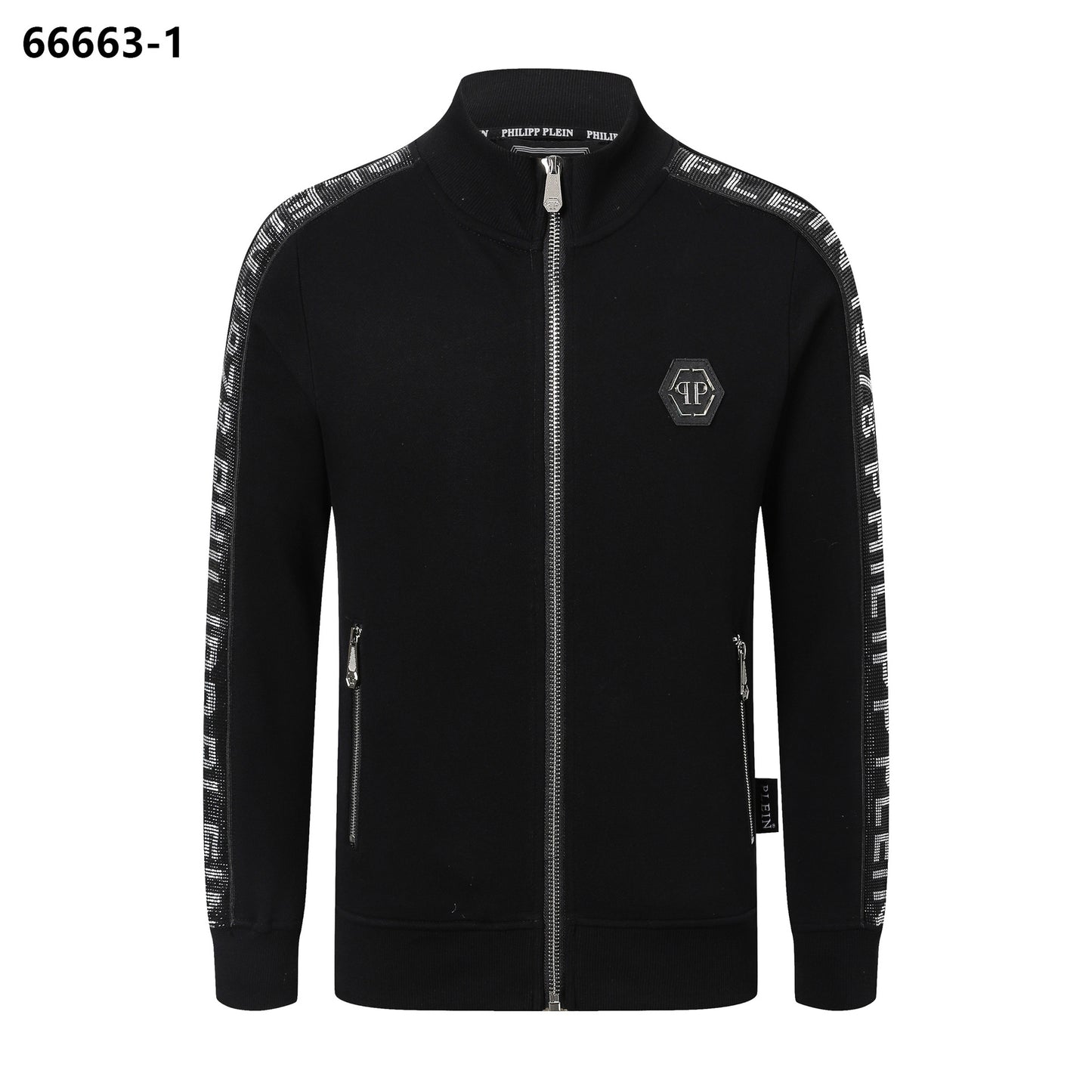 Philip Plan AliExpress Amazon Americana americana de moda callejera con cremallera de diamante caliente PP abrigo de hombre