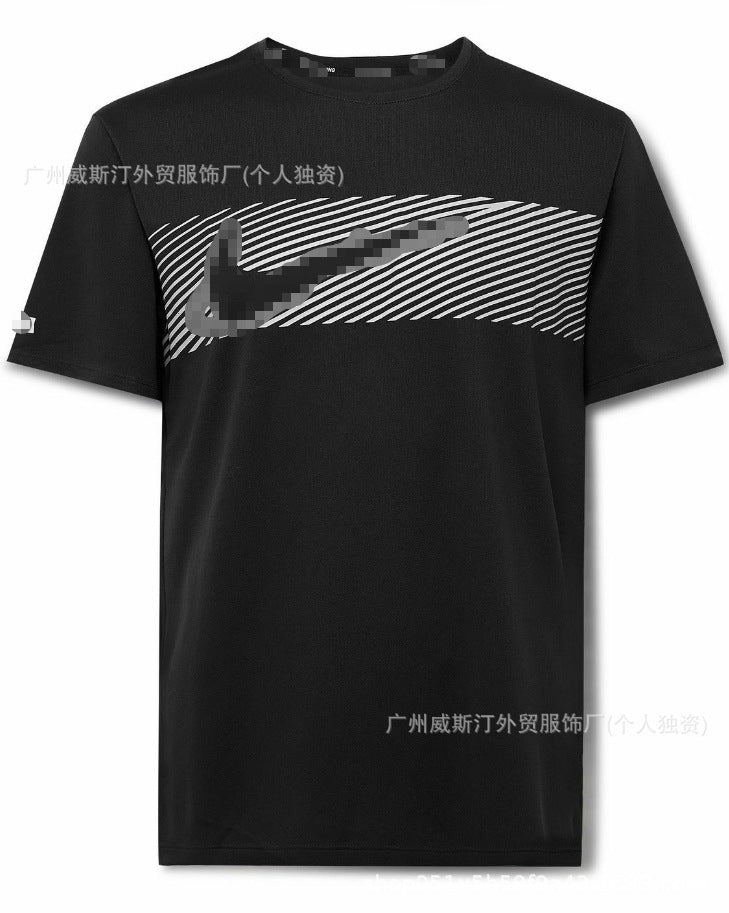 NK Sports T-Shirt | Striped and Short Sleeve