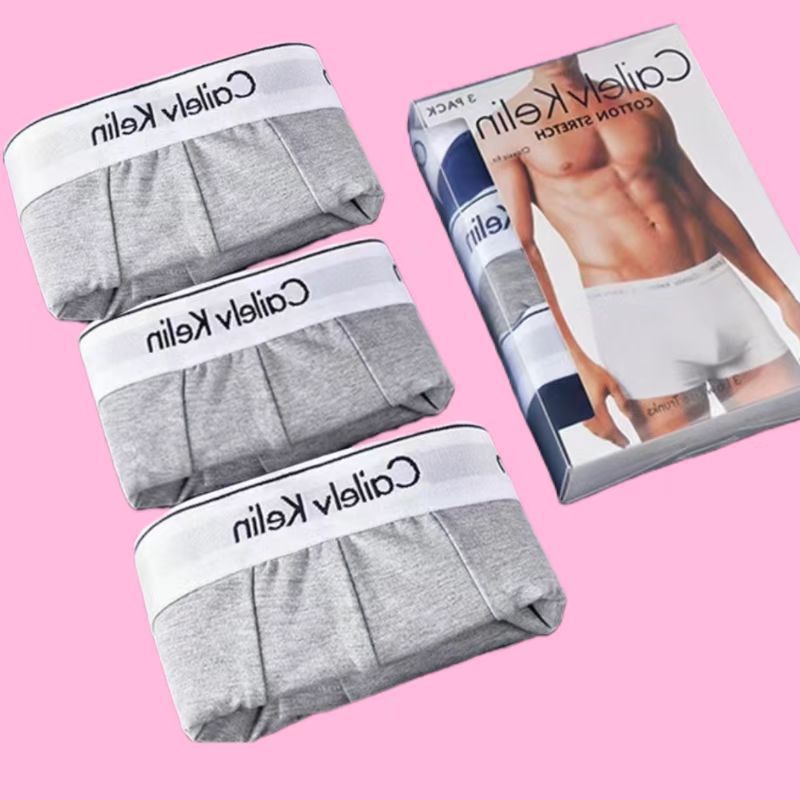 Boxers de ropa interior masculina transfronteriza, pantalones cortos finos de algodón modal finos y transpirables, caja regalo de 3 piezas