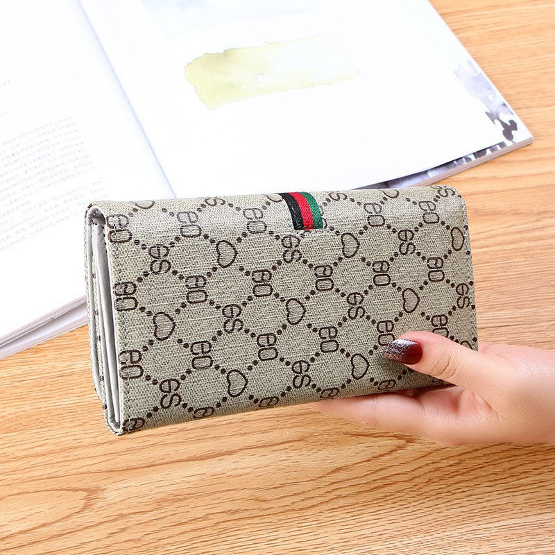 Cartera larga para mujer, 2024 Nuevo portatarjetas de mano sencillo y plegable y plegable 2024 para carteras 2 en 1