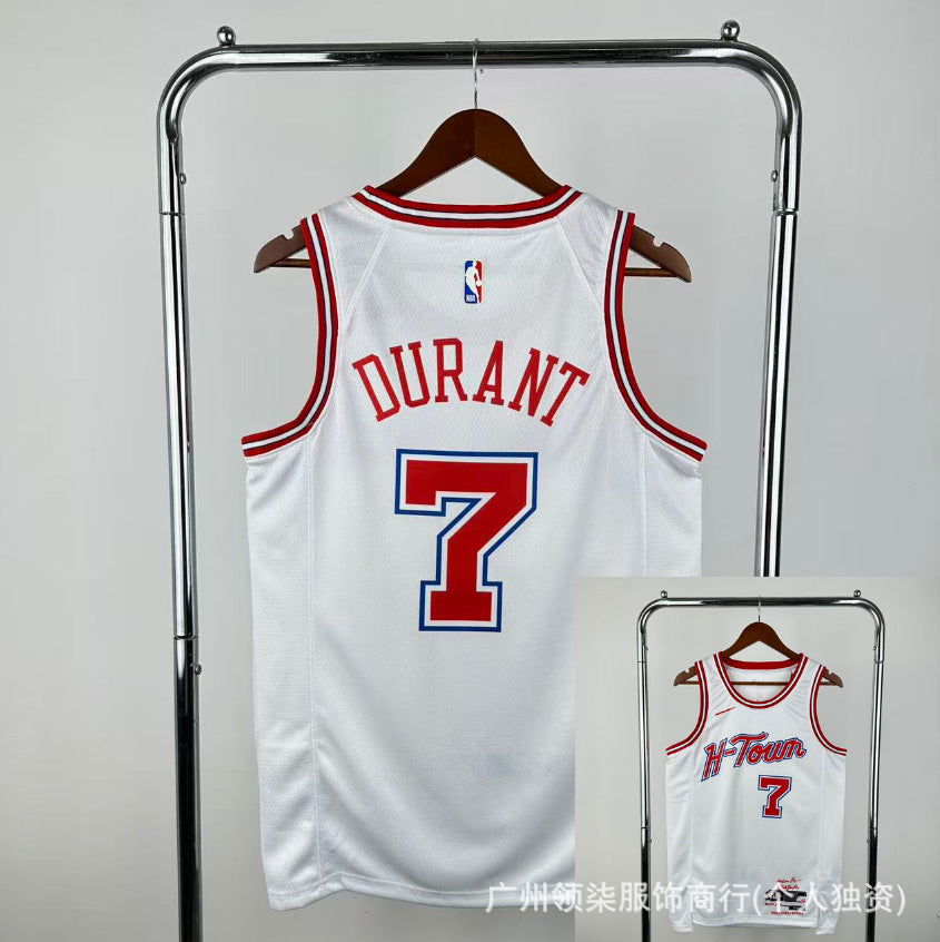Nuevas camisetas populares de baloncesto: camisetas al por mayor prensadas en caliente para los Lakers, Cavaliers, 76ers, Bulls, Clippers, Warriors, Curry, James y Harden