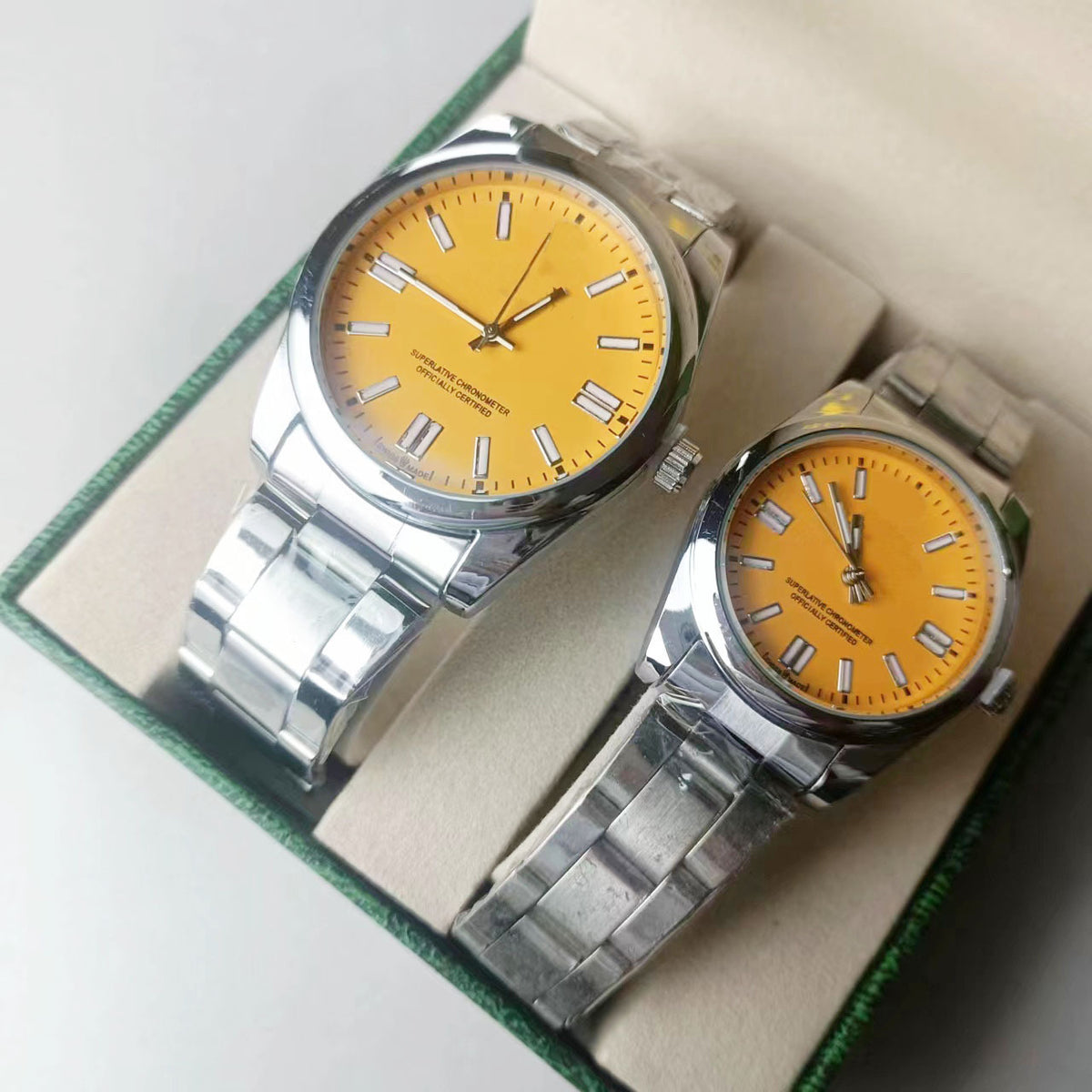 Oyster Perpetual Fruit Couple's Watch | Unisex Steel Quartz