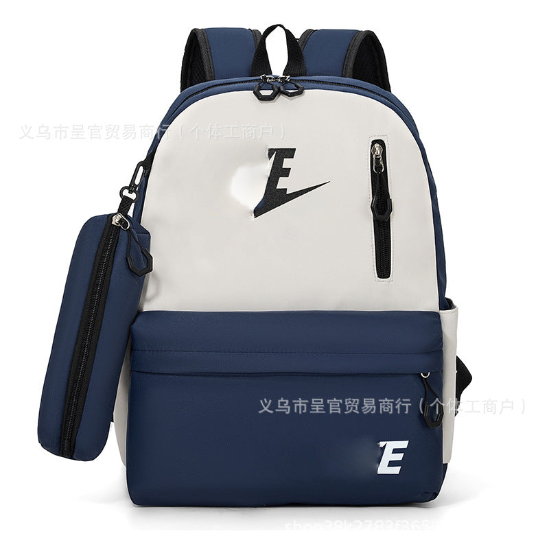 Mochila Escolar Gran Capacidad Unisex | Estilo Campus Letras 2026