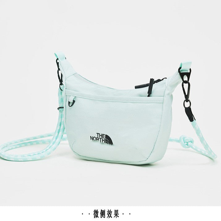 Bolso bandolera de mujer, nuevo bolso retro de moda lazy lazy crescent moon, bolso de hombro pequeño de nylon impermeable, ligero y versátil