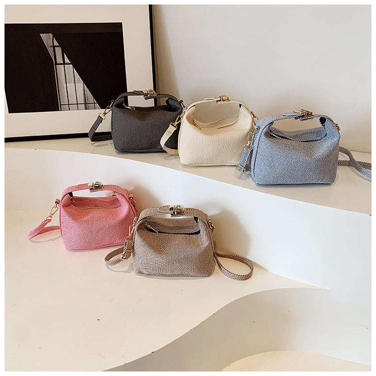 Bolso Niche para mujer, Nuevo Bolso Versátil de Almohada Primavera/Verano 2024, Bolso Casual Sencillo de Hombro Cruzado