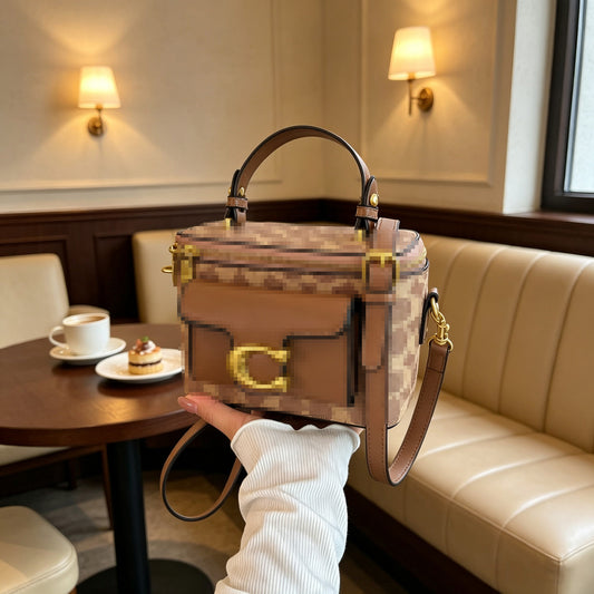 Kou Vintage Women's Box Bag | Elegant Crossbody Bag | No Box