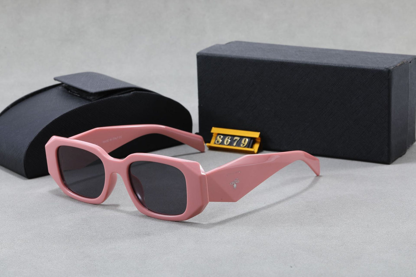 Nuevas gafas de sol de corte poligonal de la familia P, unisex, gafas de sol personalizadas con protección UV de moda, gafas al por mayor