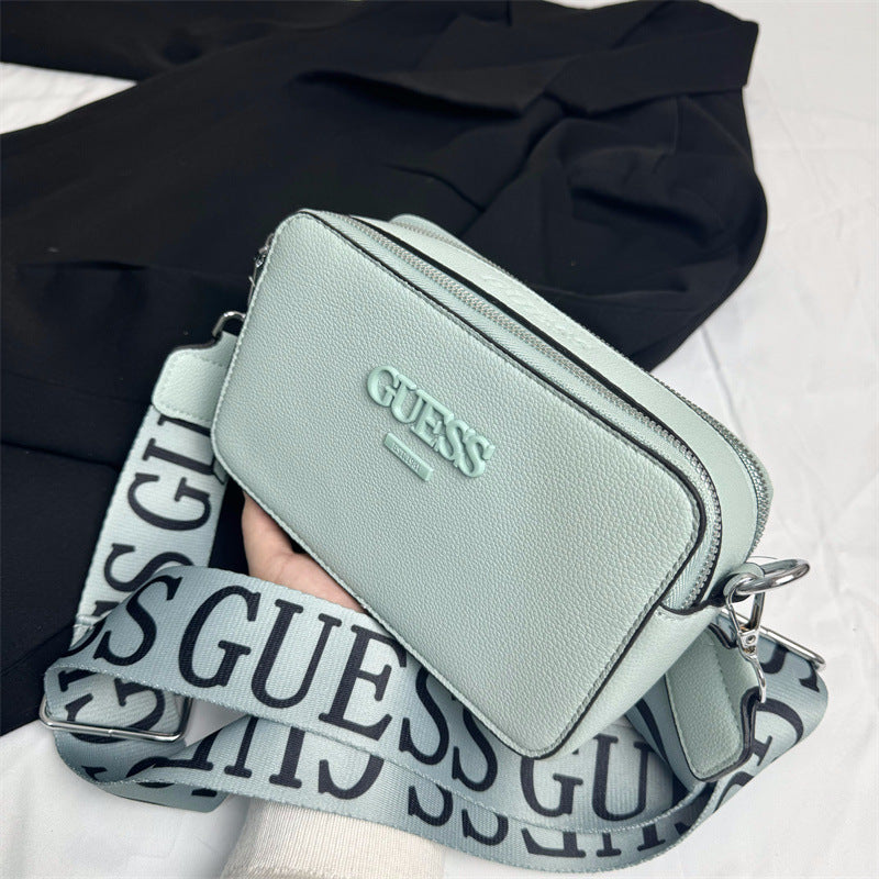 Bolso cruzado de mujer con patrón pequeño de lichi, bandolera de un solo hombro, moda de comercio exterior transfronterizo, bolso cuadrado pequeño, cartera nueva y de moda