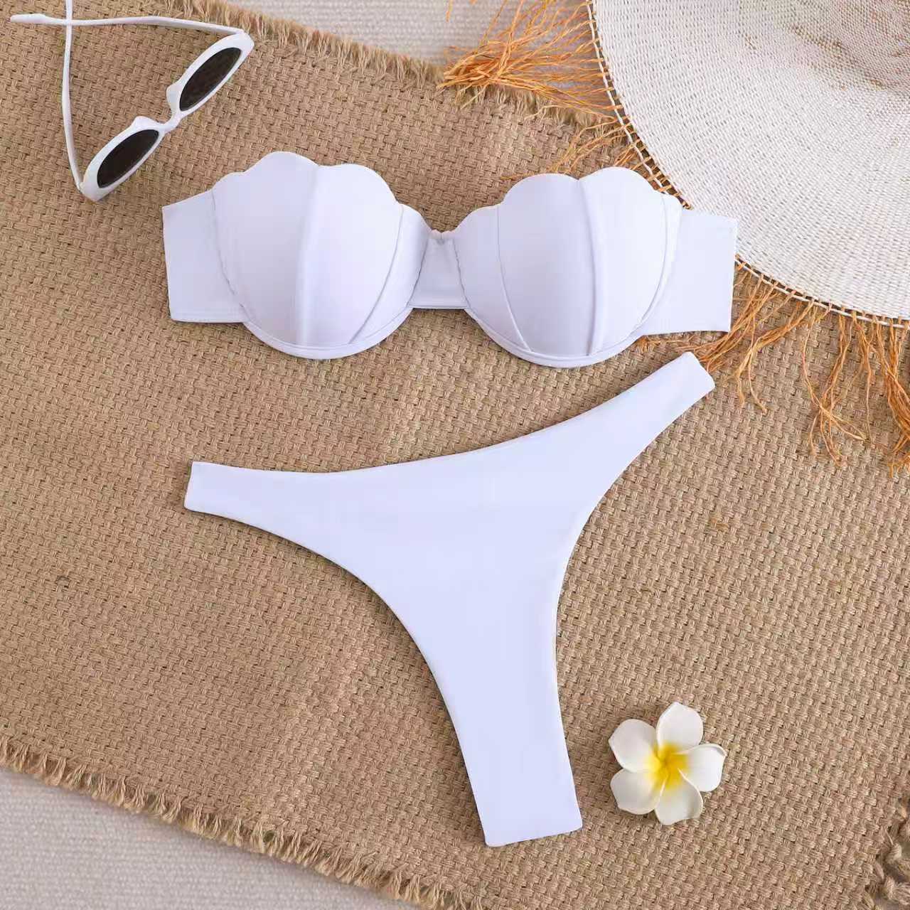 2026 New Fashion Petal Hardpole Fixed Push-Up Push-Up Swimsuit bikini, Amazon