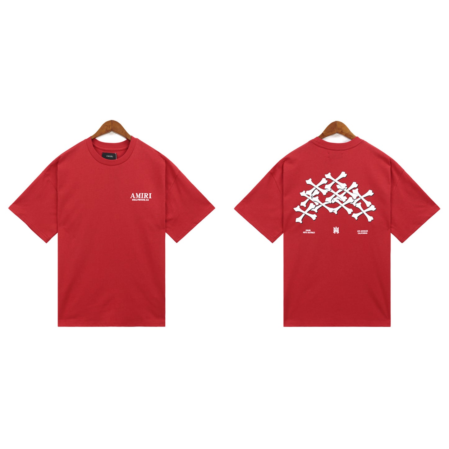 2024 Verano 2024 AM1R1 ICON Letter Totem Letter Totem Pattern Coconut Tree T-shirt Unisex
