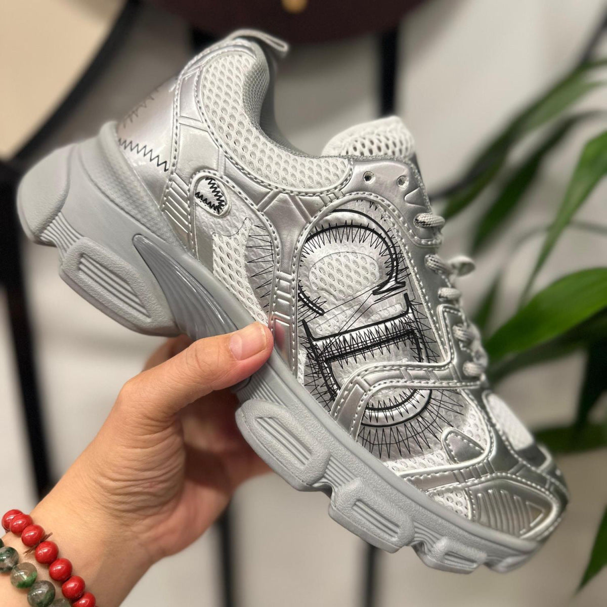 Putian Foreign Trade CDB22B3025 Zapatillas de Papa de punta redonda Realzando zapatos casuales ligeros y transpirables para hombres y mujeres