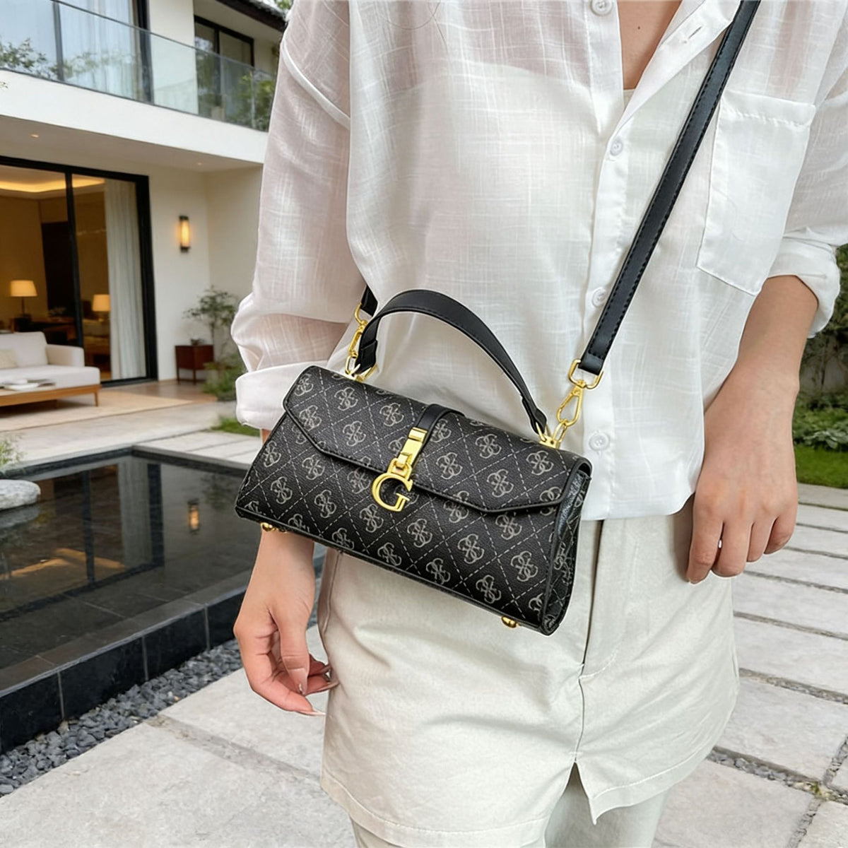 Borsa da donna GU 2026 | Quadrata stile coreano | Senza scatola