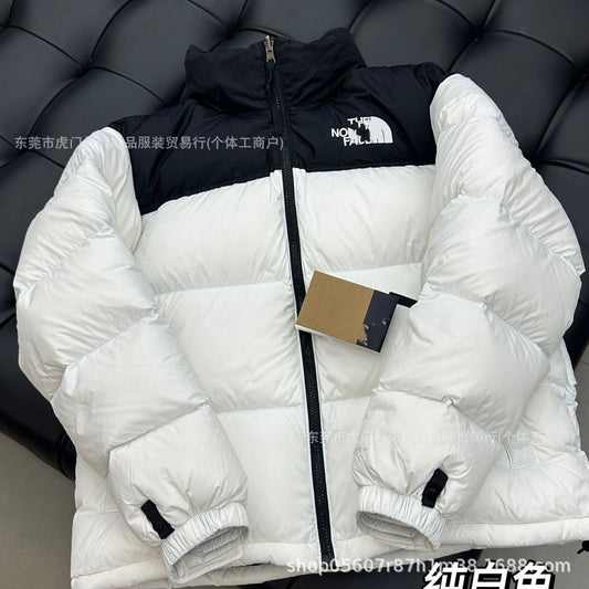 Unisex Embroidered Puffer Jacket | 1996 Style