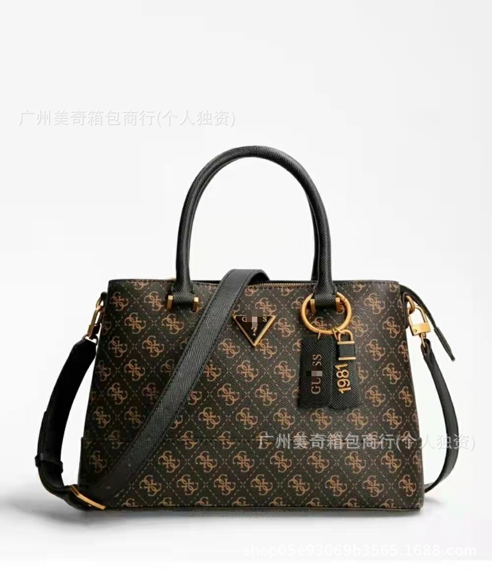 GS Chaijia Simple Fashion Foreign Trade Nuevo bolso de mujer, bolso de mano con estampado de moda europea y americana, bolso cruzado de un solo hombro de moda